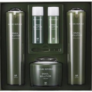 Bộ dưỡng da cao cấp Nature republic snail solution