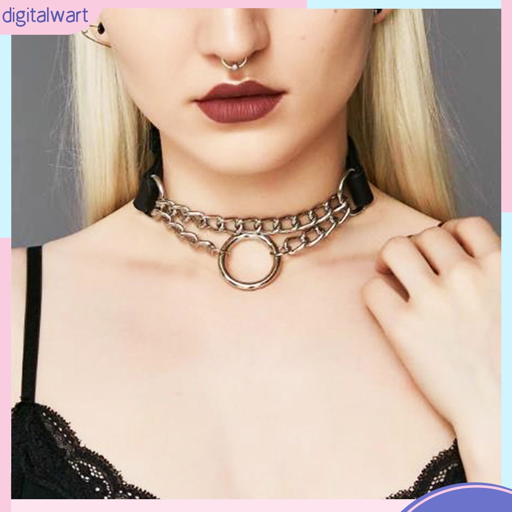 Vòng Cổ Choker Giả Da Thời Trang Cá Tính Cho Nam / Nữ
