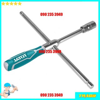 Mua Tắc kê chữ thập 16 inch Total Ingco kèm 4 socket 1/2 inch 17mm 19mm 21mm 23mm Bộ cờ lê chữ T chống gỉ sét 1234