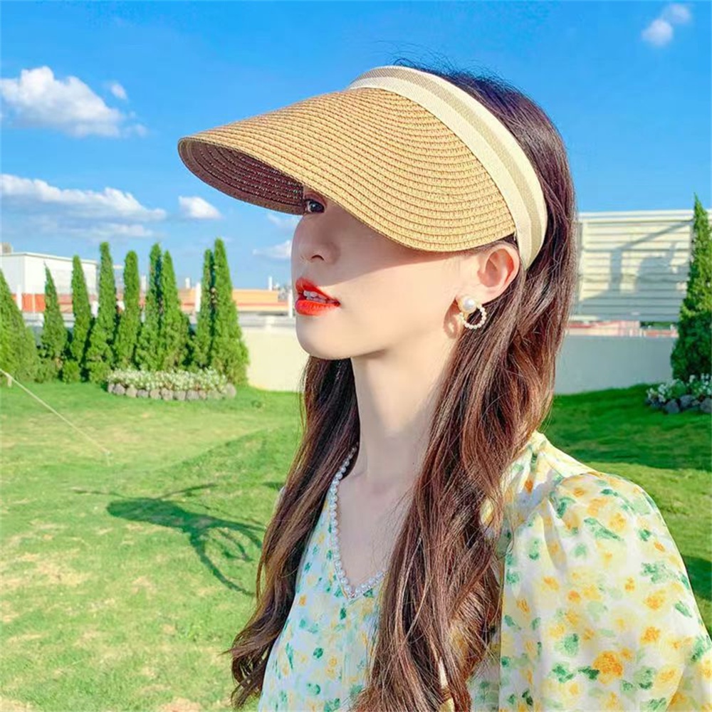 1 Nón Rơm Chống Tia UV Nhỏ Gọn Cho Nữ