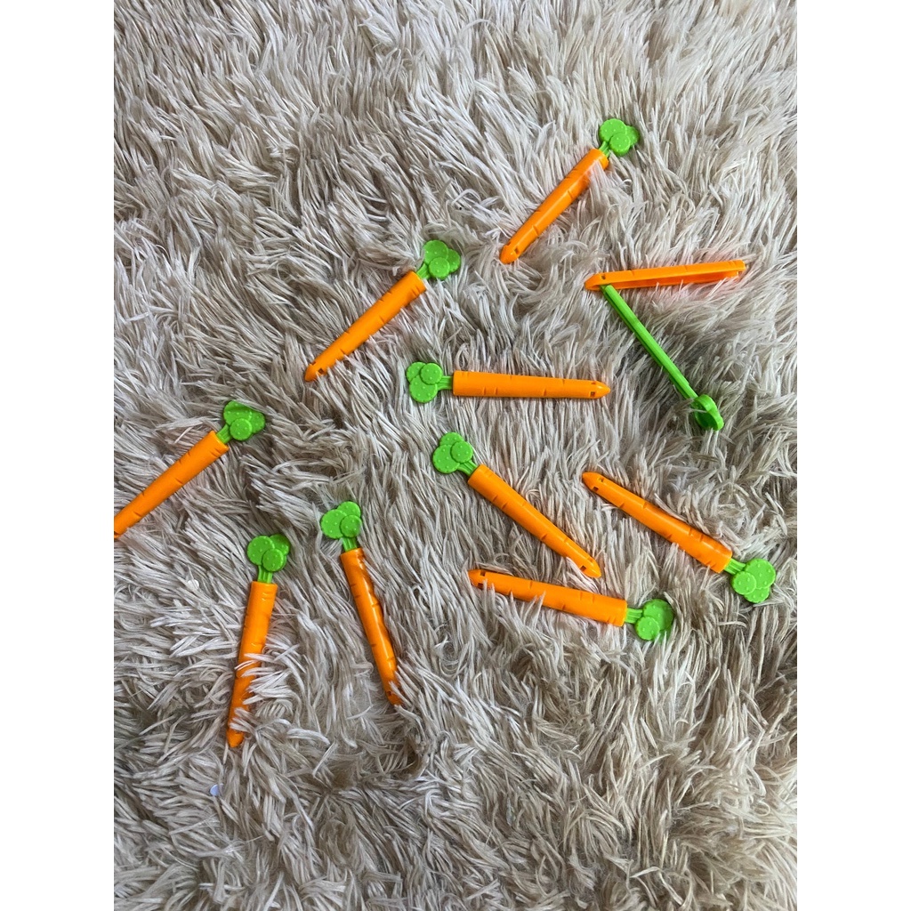 Kẹp khóa miệng túi bảo quản thực phẩm hình cà rốt cute - KẸP MIỆNG TÚI BẢO QUẢN THỰC PHẨM HÌNH CÀ RỐT - Đồ dùng nhà bếp