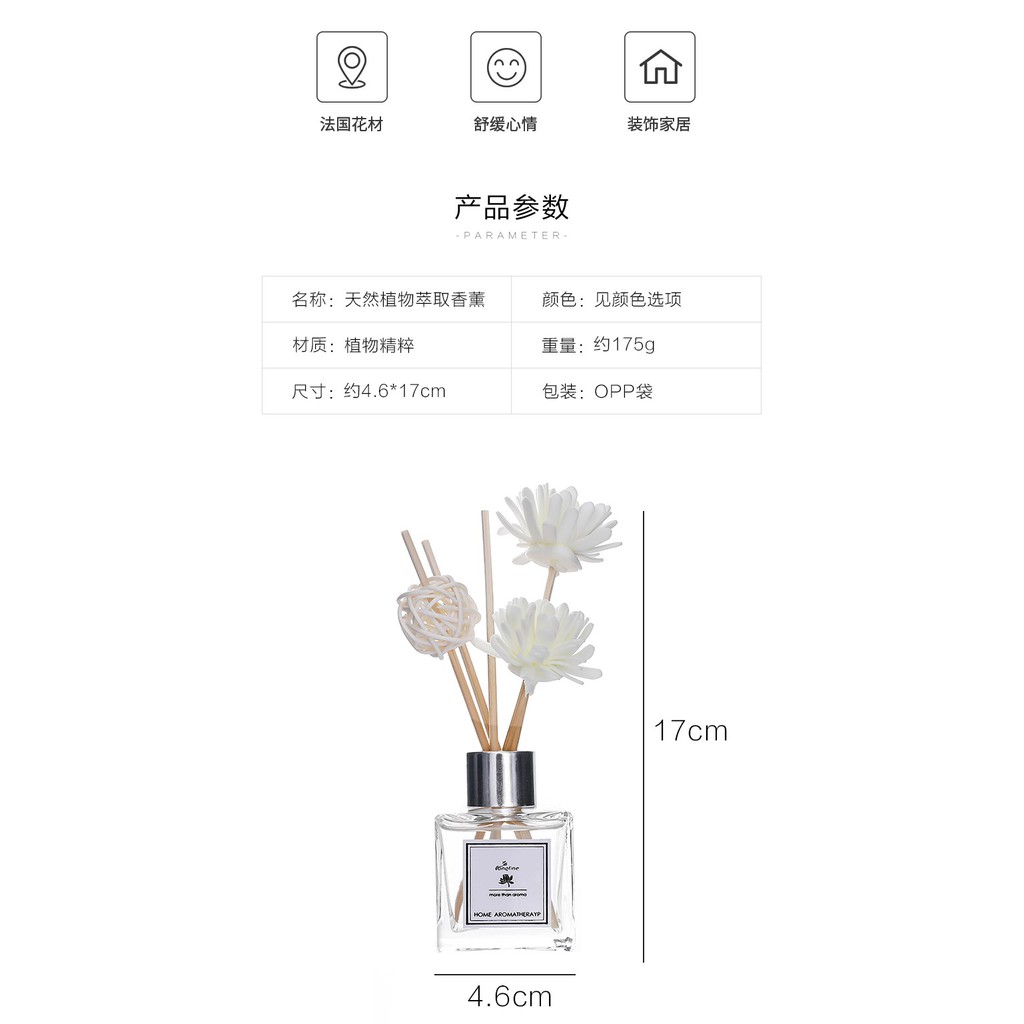 Tinh dầu thơm phòng khuếch tán dạng Chai nước hoa thủy tinh 50ml KM 25008.25012