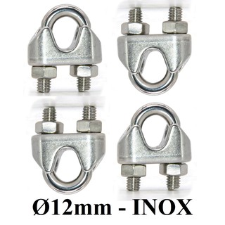 Cóc khóa cáp Ø [ 12mm ] INOX