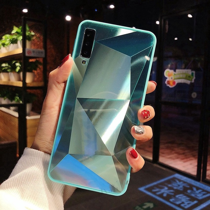 Ốp điện thoại mềm tráng gương acrylic lấp lánh cho iPhone 11 Pro Max XR 6 6S 7 8 Plus