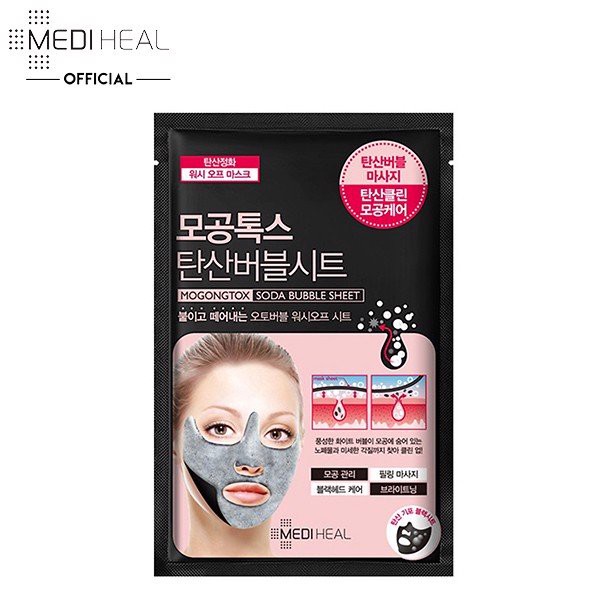 Mặt nạ thải độc Mediheal Mogongtox soda Bubble Sheet