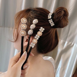 Cột tóc đính ngọc sang chảnh