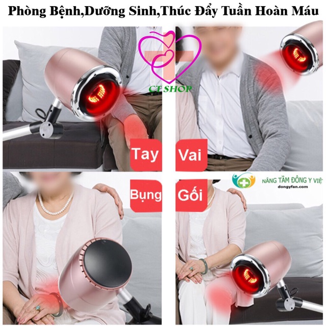 Đèn xông ngải cứu masssage toàn thân