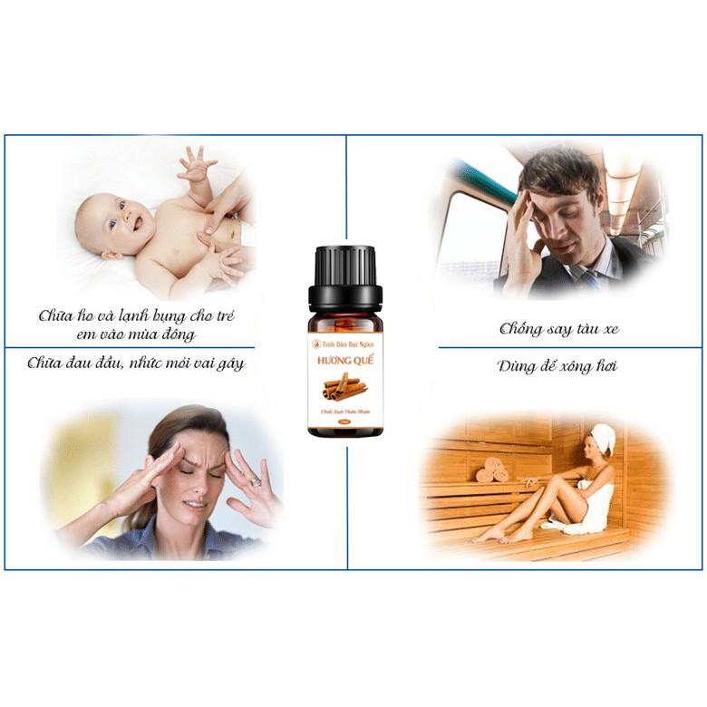 Tinh dầu hương quế thơm xông phòng hương thiên nhiên 10ml Đại Ngàn