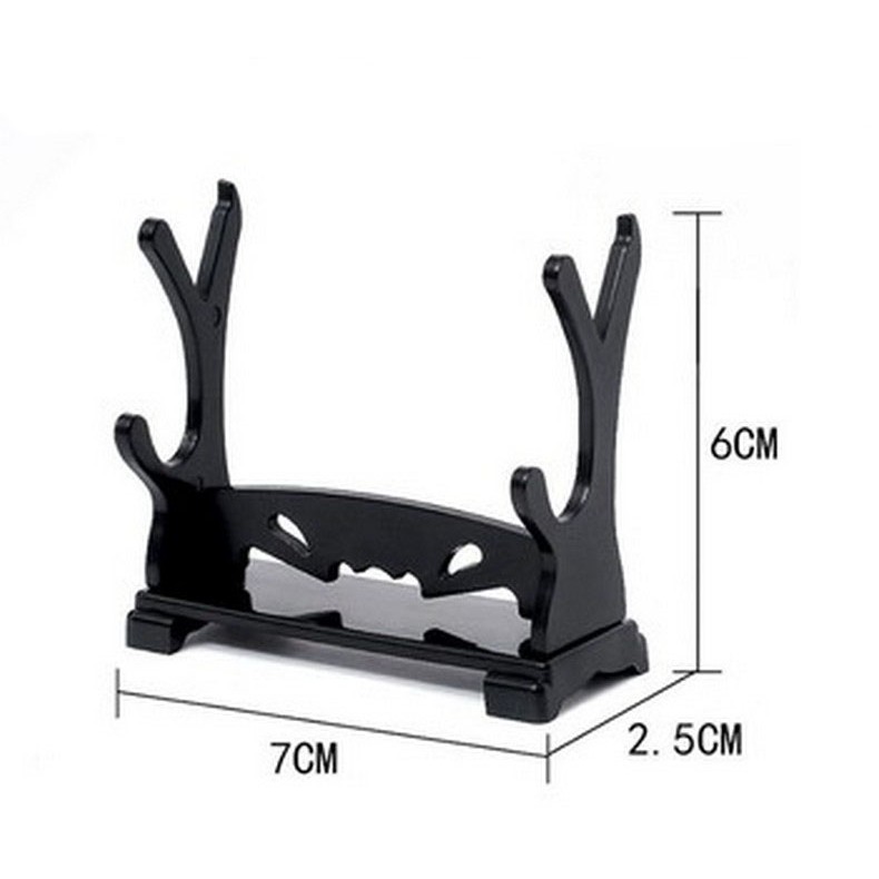 Giá đỡ kiếm đôi 2 tầng, giá để kiếm Zoro cỡ nhỏ chất liệu nhựa PVC