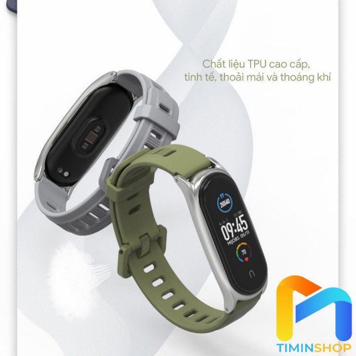 Dây Miband 6, Mi band 5/ 4/ 3 bản Plus, chốt gài - chính hãng Mijobs