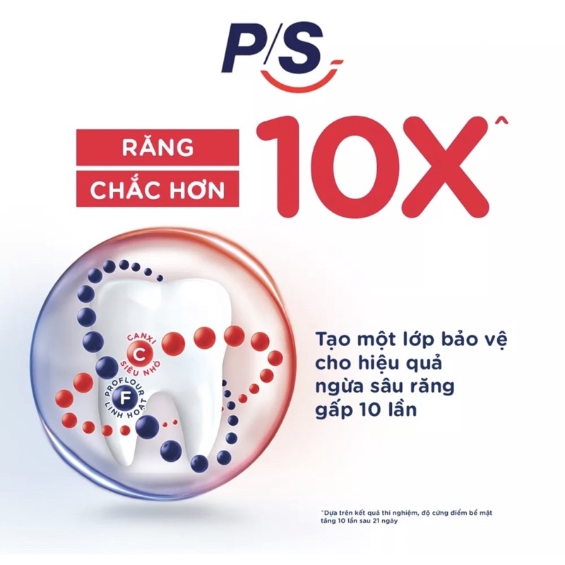 Combo 3 Kem đánh răng P/S ngừa sâu răng vượt trội 230g