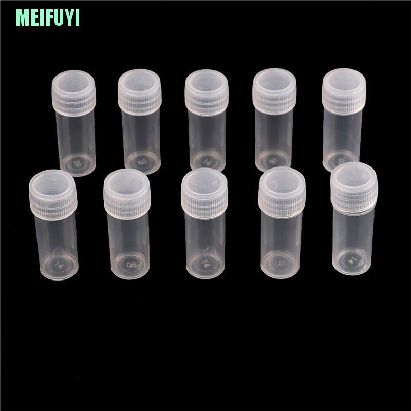 Bộ 10 Lọ Nhựa 5ml Đựng Mẫu Thử