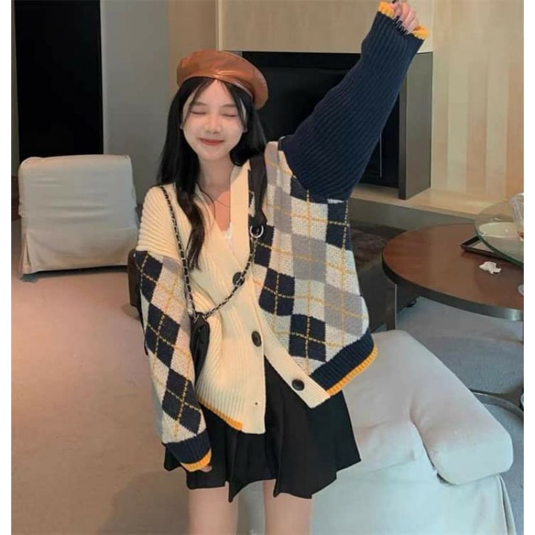 Áo len Cardigan phong cách Hàn Quốc 🌃