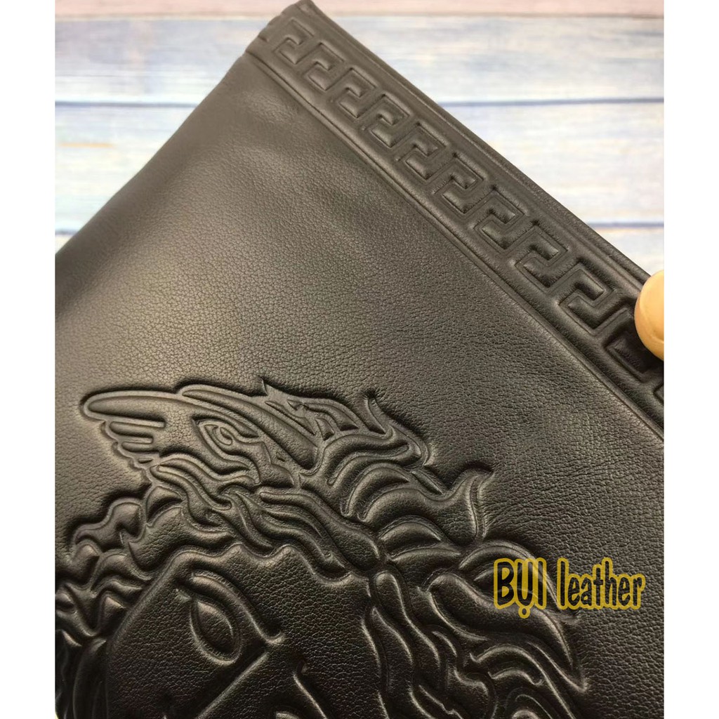 Túi cầm tay nam da bò cao cấp M109- Clutch nam da thật- BH 24tháng-đầy đủ hộp (CÓ VIDEO) | BigBuy360 - bigbuy360.vn