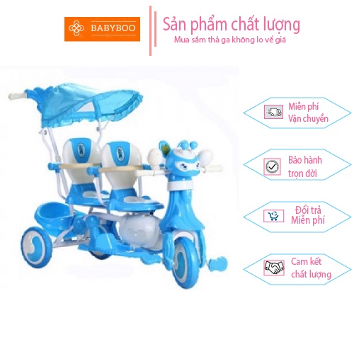 (CÓ ẢNH THẬT) XE ĐẨY MÁI ONG ĐÔI CAO CẤP - 9027