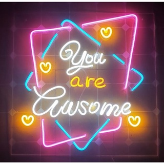 Đèn led neon Decor phòng ngủ, phòng làm việc mẫu mã đa dạng - BinaShop