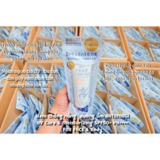 Kem Chống Nắng Hatomugi UV Care & Moisturizing SPF50+ PA++++ 80g Nhật Bản - KONNICHIWA | BigBuy360 - bigbuy360.vn