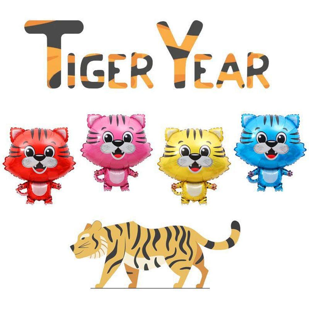 Bong Bóng Lá Nhôm Hình Hổ Trang Trí Năm Mới Phong Cách Trung Hoa