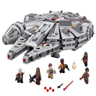 Đồ chơi Lắp ghép Mô hình star war  05007 Bela 10467 Lele 69900 Force Awakens Millennium Falcon  Star War Tàu Falcon