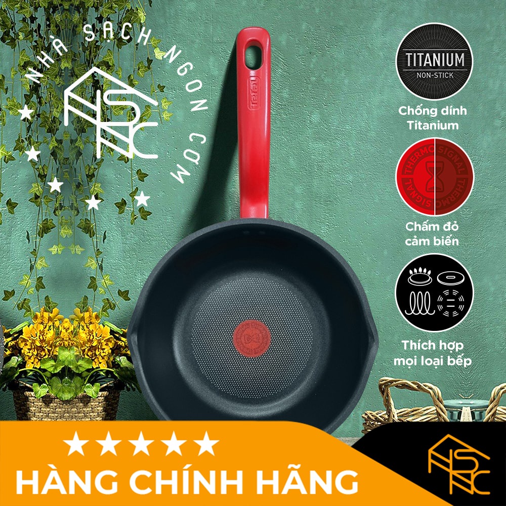 Chảo chống dính đáy từ lòng sâu cao cấp 24cm Tefal So Chef