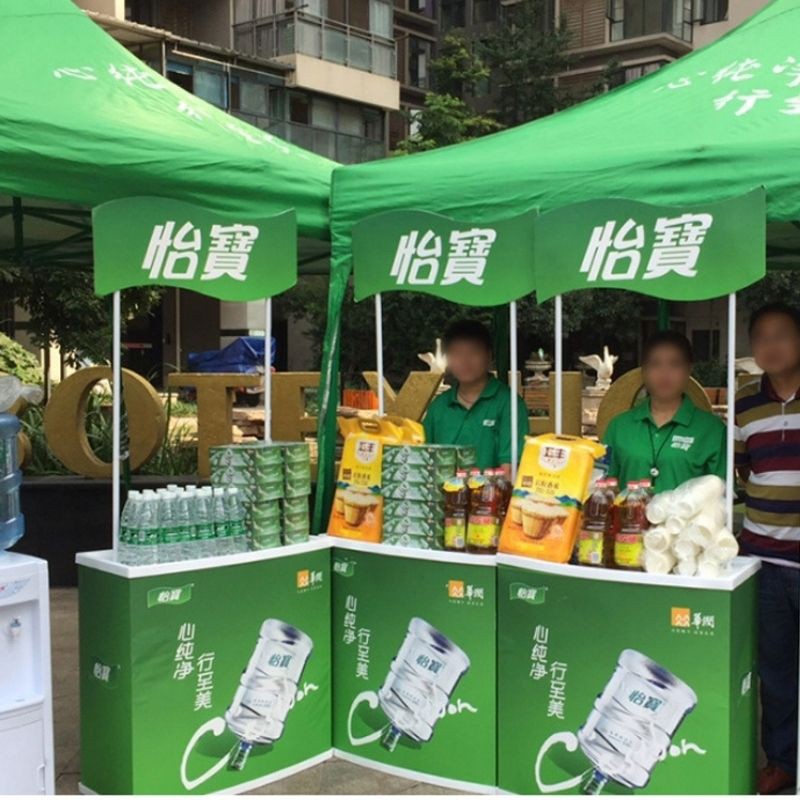 Booth nhựa Sampling / Quầy bán hàng di động bằng nhựa