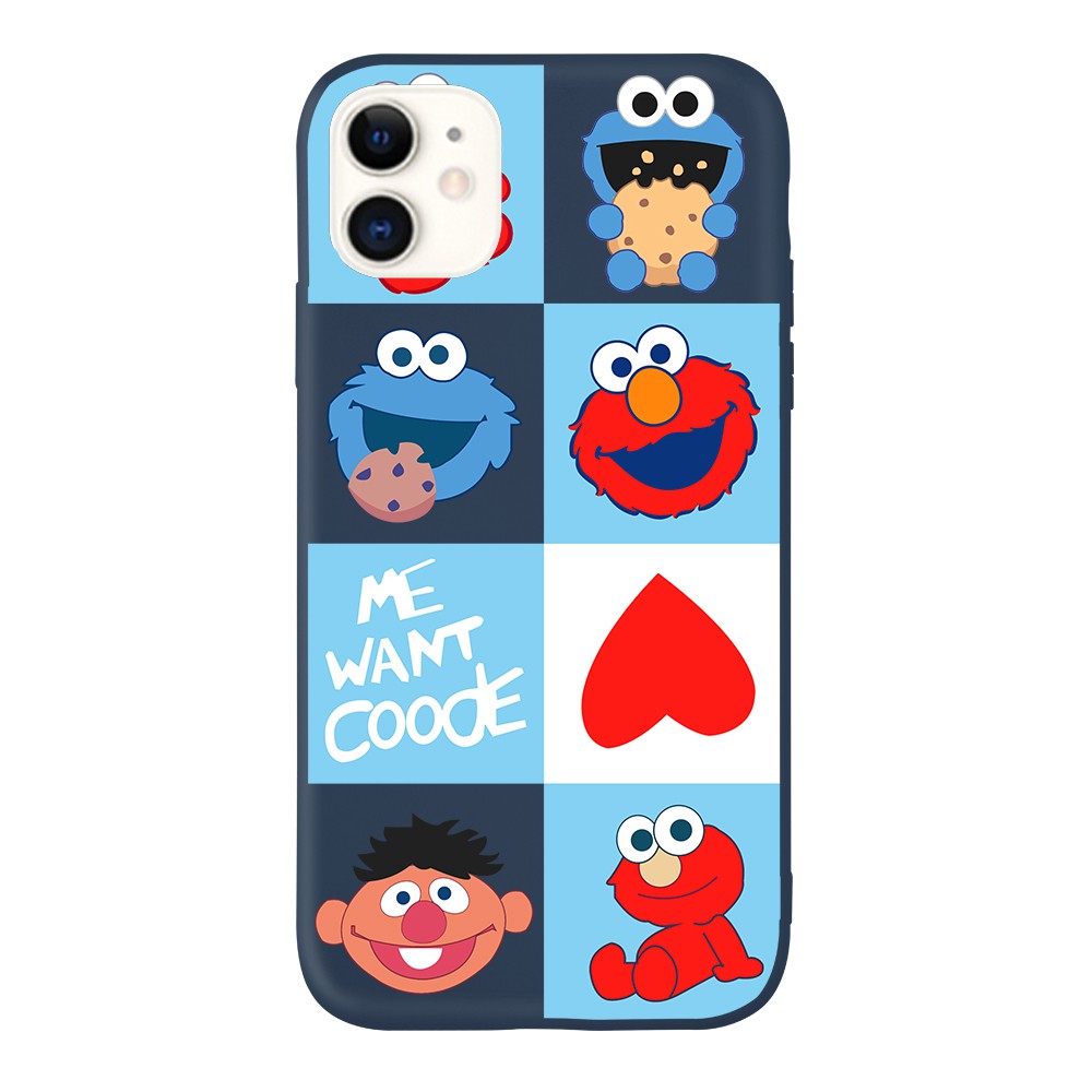 Ốp điện thoại in hình Sesame ngộ nghĩnh cho iPhone 6 6Plus 6S 6splus 7 7Plus 8 8Plus X XS XR XSMAX 11 11PRO 11promax SE(2020) COVER | BigBuy360 - bigbuy360.vn