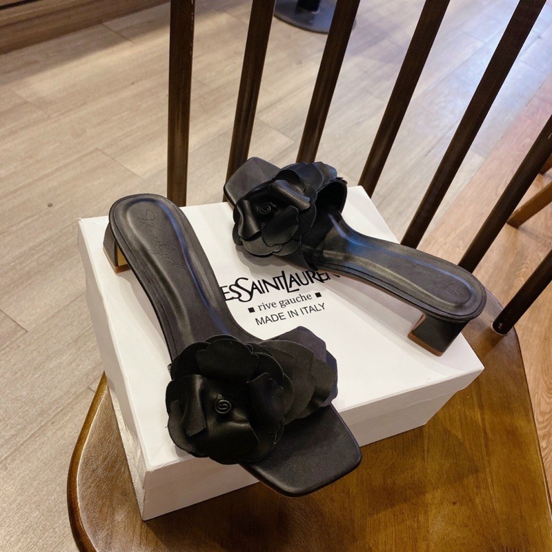 DÉP GUỐC BẢN XẾP HOA GÓT DẸT 5P