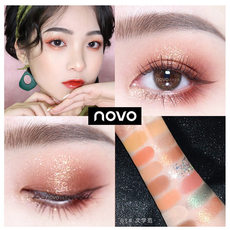 Bảng Phấn Mắt Nhũ Lì 16 Ô Màu NOVO We're Coco Girl | BigBuy360 - bigbuy360.vn