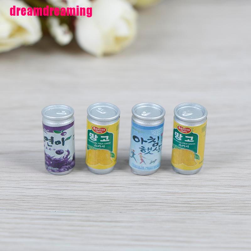 Set 4 Bình Nước Mini Tỉ Lệ 1: 12 Trang Trí Nhà Búp Bê