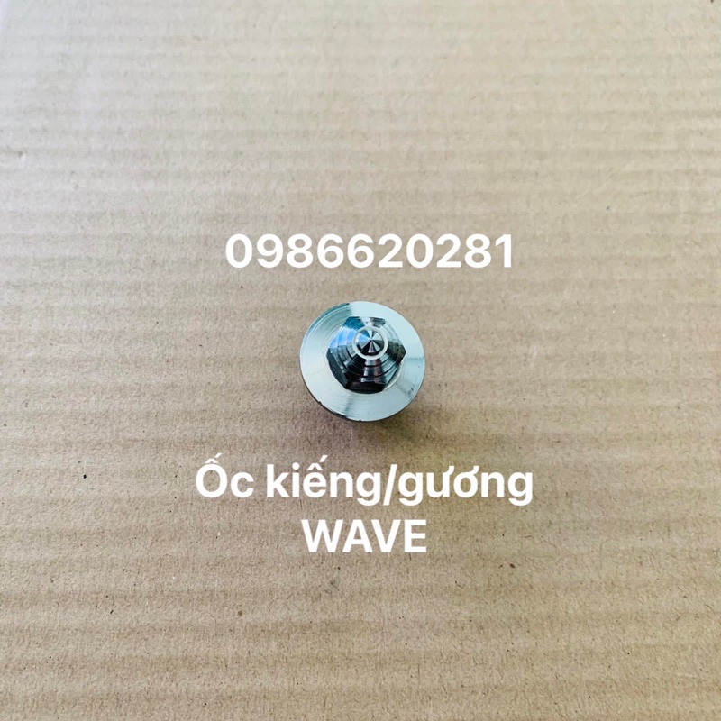 Ốc chân gương/kính inox SH, VISION, FUTURE1, DREAM, WAVE, RS, FU NEO, FU X…