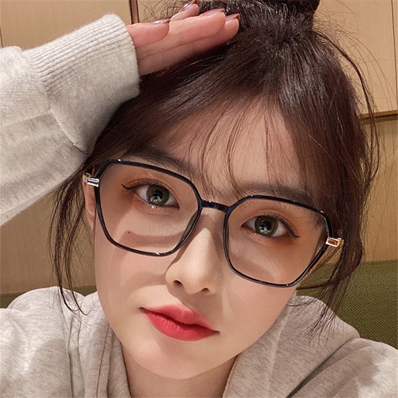 Mắt Kính Gọng Lớn Chống Ánh Sáng Xanh Thời Trang Hàn Quốc Cho Nam Nữ