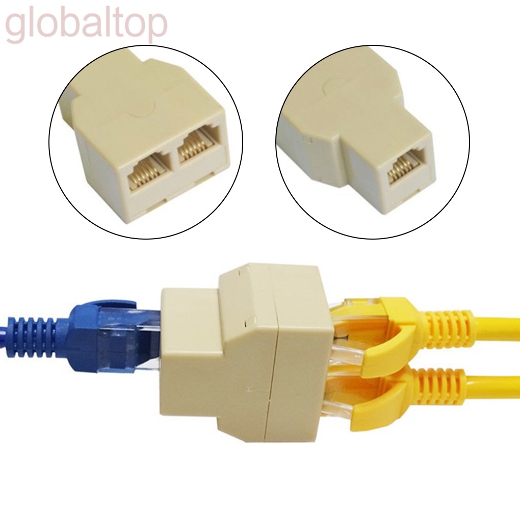 Đầu Chia Cáp Mạng Lan Rj45 1 Sang 2 Cho Nhà Ở / Văn Phòng