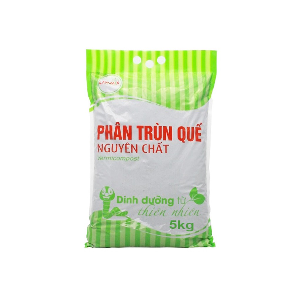 Phân trùn quế nguyên chất LAVAMIX - bao 5kg
