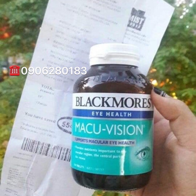 VIÊN BỔ MĂT BLACKMORES MACU-VISION 125 VIÊN (ÚC)