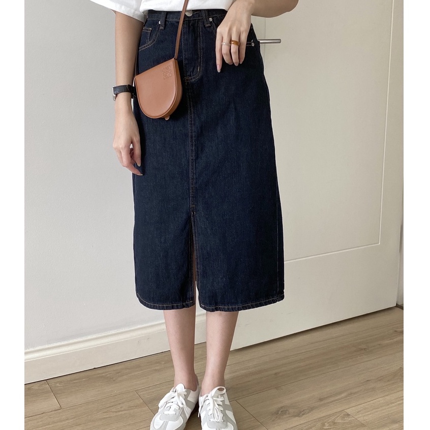 Chân váy jeans dài _ CV0044