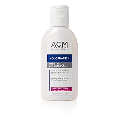 Dầu gội giảm gàu mảng và giảm ngứa da đầu ACM Novophane K Shampoo 125ml