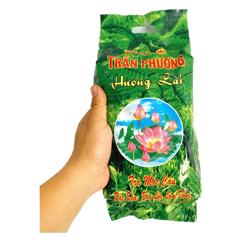 Bịch 350g trà xanh hương lài, trà móc câu Trần Phương, đặc sản bảo lộc Lâm Đồng. Date mới 12 tháng