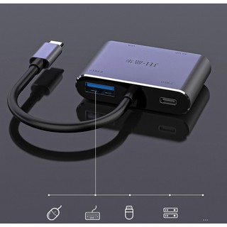 HUB USB TYPE-C 4 CỔNG JINGHUA Z343