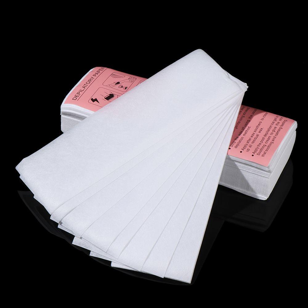 Set 100 Giấy Tẩy Lông Cơ Thể Bằng Vải Không Dệt Sử Dụng Một Lần