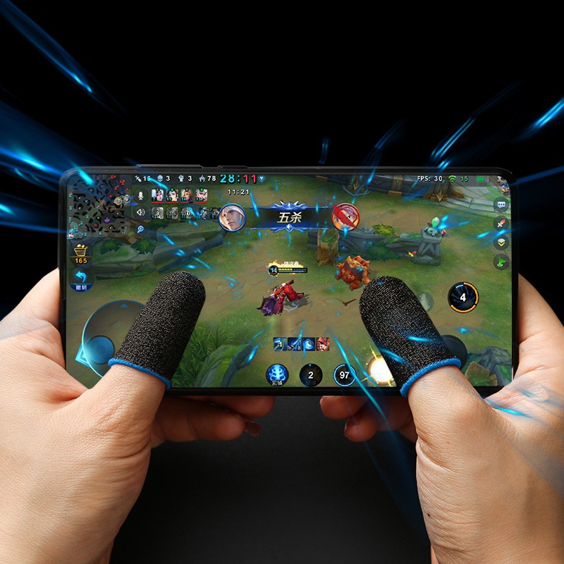 Găng tay chơi game cảm ứng Sợi Bạc - Loại mỏng - Siêu Nhạy - Chống mồ hôi tốt | BigBuy360 - bigbuy360.vn