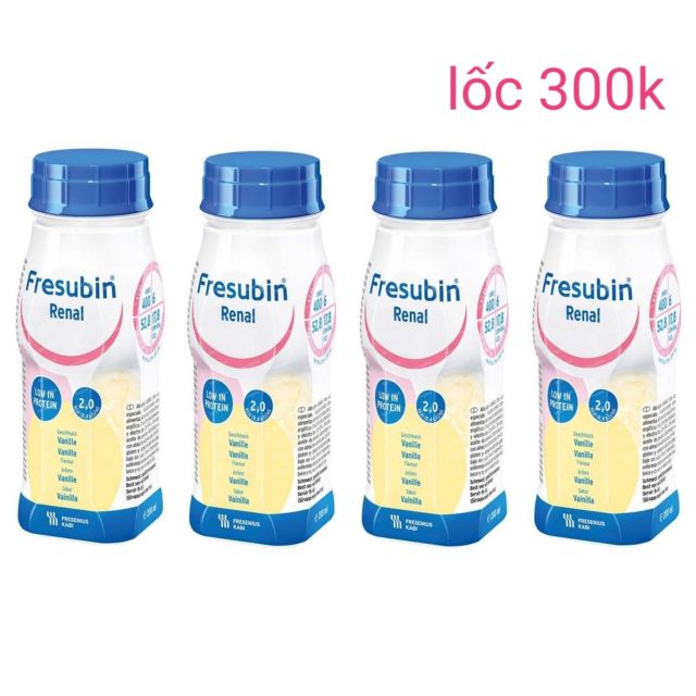 Sữa Fresubin Renal cho Người Bệnh Thận lốc 4 chai