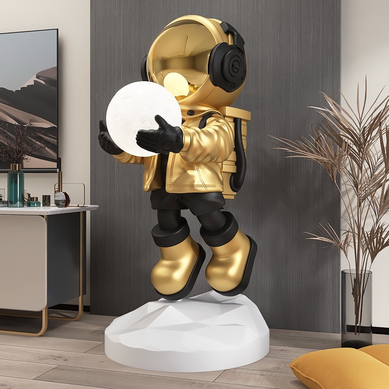 Tượng, Mô Hình  Phi Hành Gia Nhí  Để Bàn, Mô Hình 30cm Để Bàn Sang Trọng, Hiện Đại, Chất Liệu Cao Cấp