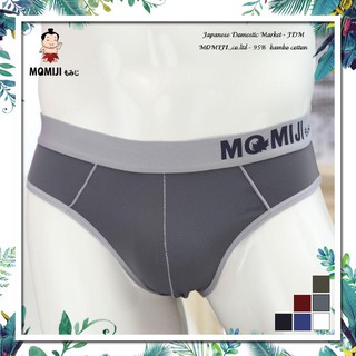 [Rẻ Vô Địch] Quần Sịp Tam Giác Siêu Thoáng MOMIJI Chính Hãng - Màu Xám (fullsize)