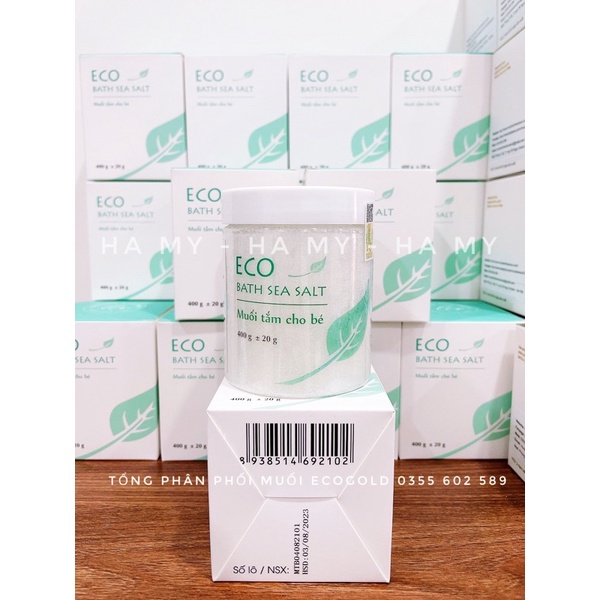 [ Muối tắm bé sinh dược Eco ] Muối tắm ECO 100% thiên nhiên an toàn cho bé