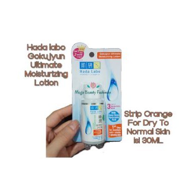 (hàng Mới Về) Lotion Dưỡng Ẩm Da Hada Labo Gokujyun Tối Ưu 100% 30ml