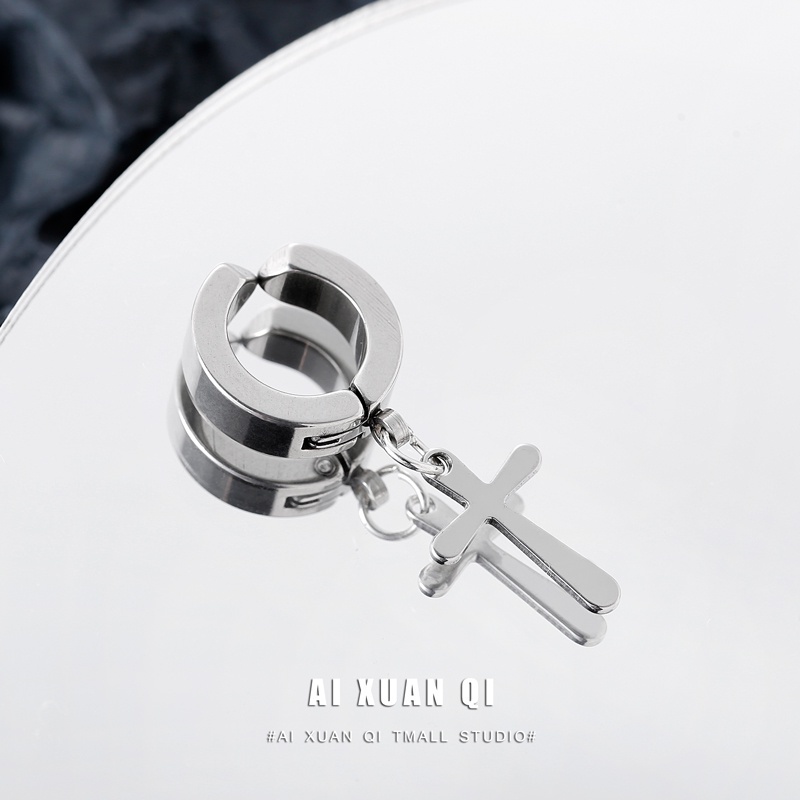 Bông Tai Hình Chữ Thập Thời Trang Cá Tính