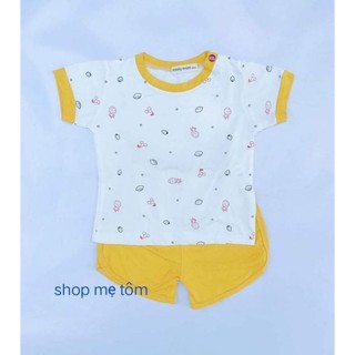 Bộ thun lạnh Minky mom cộc tay