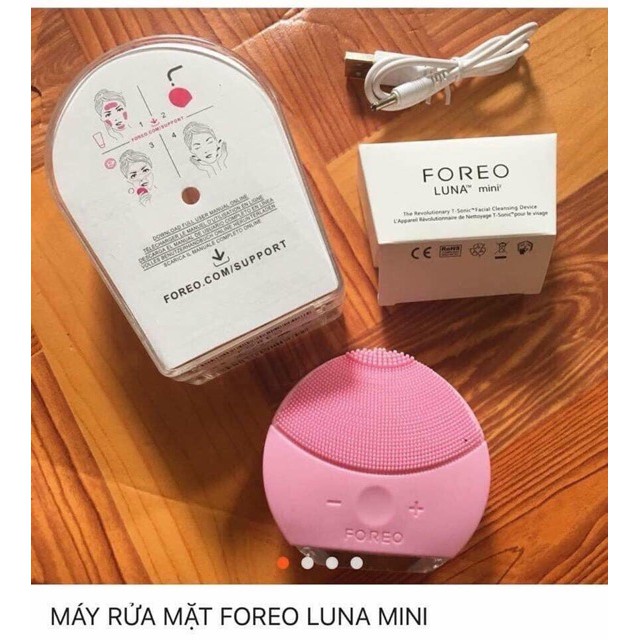 Máy rửa mặt massage Foreo Luna Mini 2 bảo hành 1 đổi 1 trong 7 ngày hiện đại làm sạch da hiệu quả Chammart