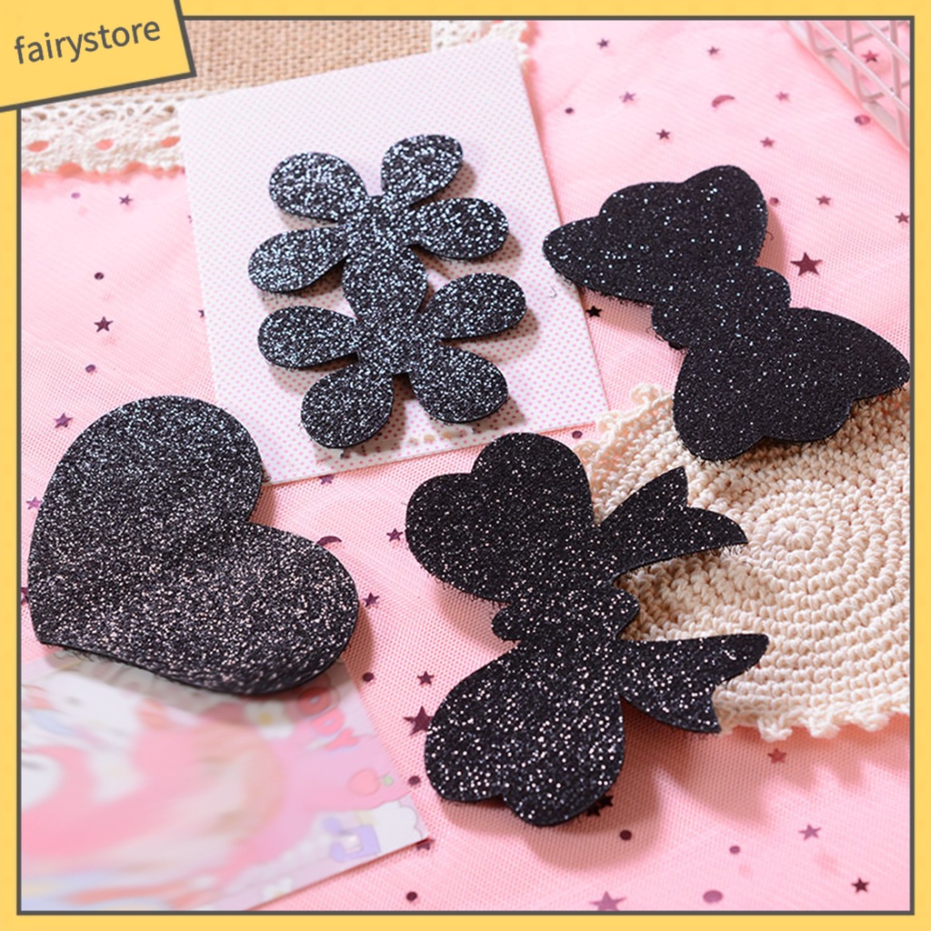 Set 5 Kẹp Tóc Hình Nơ / Trái Tim / Bông Hoa Xinh Xắn Dành Cho Nữ