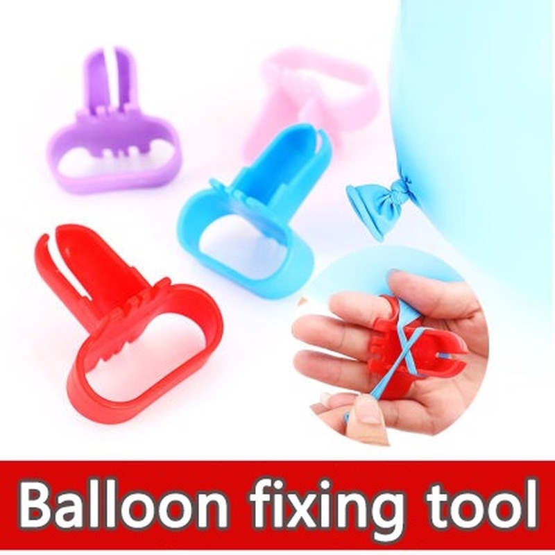 1 Dụng Cụ Buộc Dây Bong Bóng Hình Trụ Tạo Kiểu Thắt Nút Nhanh Chóng Thích Hợp Cho Bong Bóng